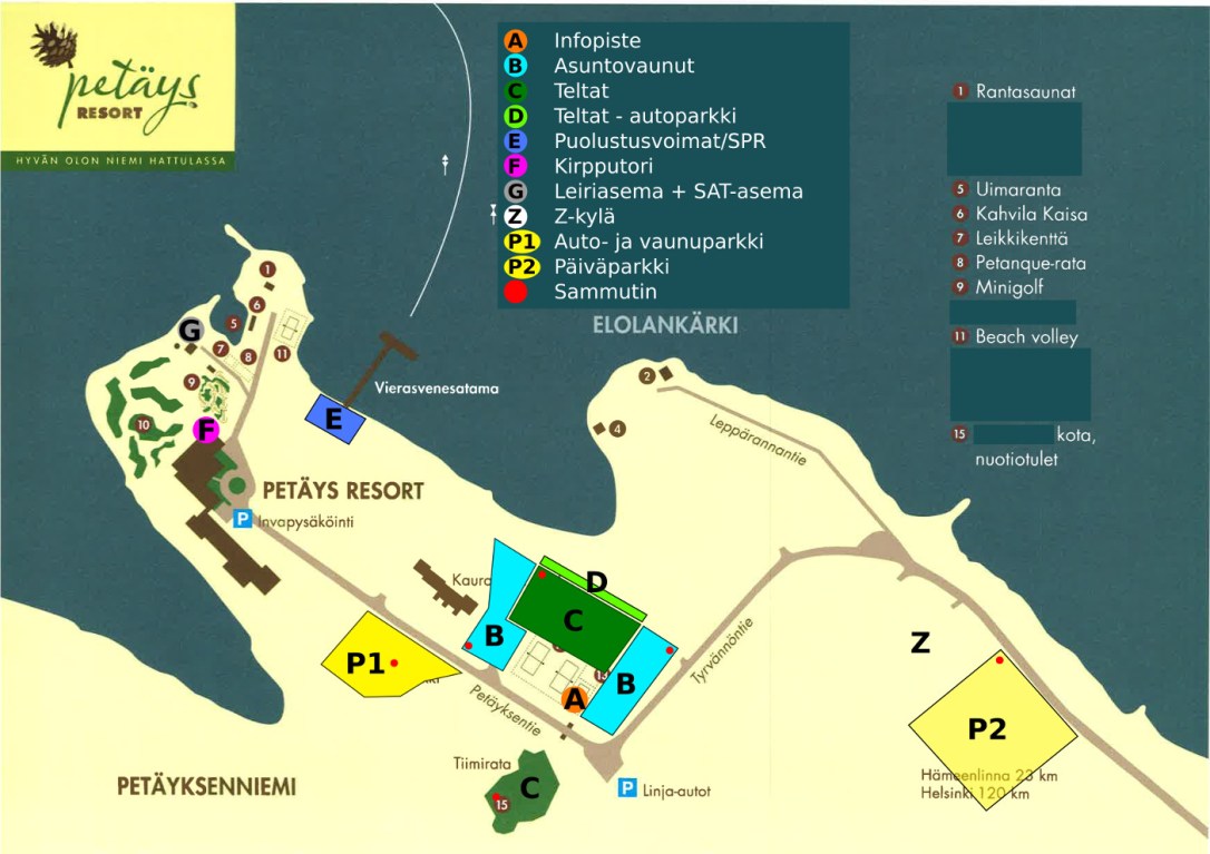 Petäys 2019 - kesäleirin kartta - versio 3 - pieni